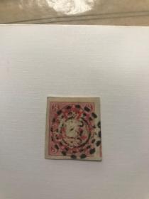 古典老邮票 雕刻版 全戳 少见 1860年左右
