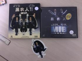 黑衣人 1 2 men in black 电影 vcd 合售 附书签