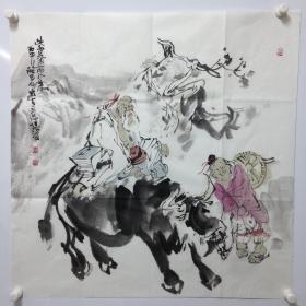 终身保真名家字画，张波，四尺斗方
                中国美协会员，山东画院画师。结业于山东艺术学院研究生写意人物工作室。