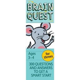 Brain Quest for Threes, revised 4th edition 智力开发系列：3-4岁益智