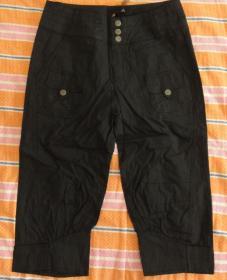 布布为盈（时尚中裤）黑色 M 160/84A，原价269