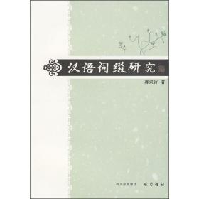 汉语词缀研究