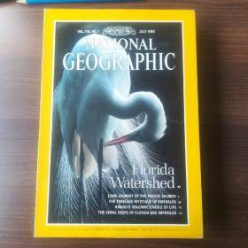 美国国家地理 英文版1990年178期 1-6册合售