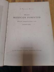 1923年精装本一边金边老外文书（墨西哥用於NTID
）
