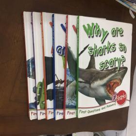 Why are sharks so scary?/Why are Whales so big?/Why doants cut up leaves?/Why do birds have beaks?/Why do snakes slither?/Why do fish bite?【六册合售】