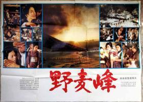 野麦峰（1开精品老电影海报 (1979)日本彩色故事片，列为一九七九年度日本最佳十大影片之一。参见实拍图片）