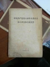 中国共产党第八届中央委员会第八次全体会议文件（211117存32开A）