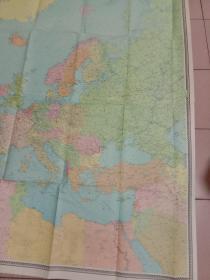 欧洲地图(长148.5Cm宽106.5Cm