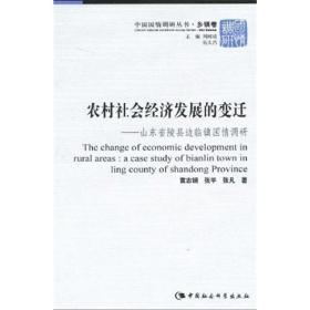 农村社会经济发展的变迁:山东省陵县边临镇国情调研:a case study of bianlin town in Ling county of Shandong province