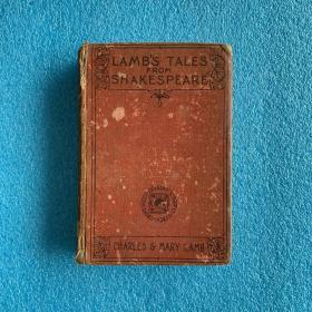 (英文原版)1930年版    《tales from shakespeare 》 (精装 ) 有1933年的赠书票