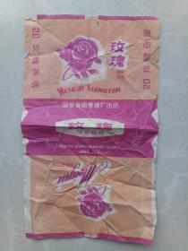 玫瑰香烟  烟标/国营淮阴卷烟厂出品