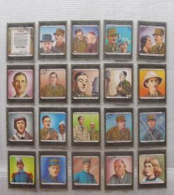 1970年欧姆古温酋长国邮票---戴高乐将军25枚全套