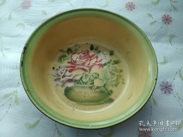 【花开富贵】搪瓷盆
