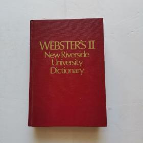Websters II New Riverside University Dictionary 韦氏新大学词典滨江II 1984