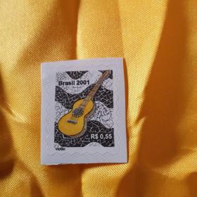 巴西2001年邮票。吉他。全新带背胶。