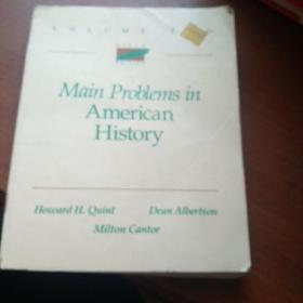 Main  Problems  in  American  History