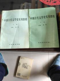 中国古代文学史实用教程(上下册)