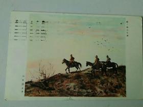 抗战资料—*日军实寄绘图军事邮便明信片一件。
