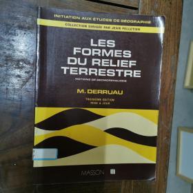 [法文原版]Les Formes du relief terrestre：Notions de géomorphologie 陆地地貌的形式：地貌学的概念（平装，详见图）