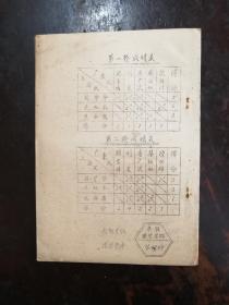 903：1976年上海—广东象棋友谊赛（油印）