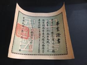 1915年揭阳县城真理高等小学毕业证书和奖状