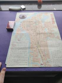南昌交通旅游图，1987年版，1990年印刷