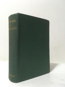 1898年  / The Works of Alfred Lord Tennyson, Poet Laureate/绿色布面精装/书口毛边
