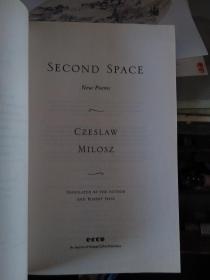 Second Space  New Poems