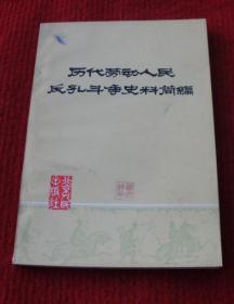 历代劳动人民反孔斗争史料简编--正版老书，一版一印--A10