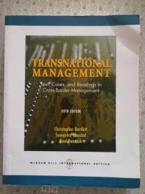 Transnaional Management   Text , Cases , and Readings in Cross-Border Management Fifth Edition  Christopher Bartlett Sumantra Ghoshal Baul Beamish 英语原版