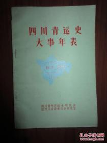 四川青运史大事年表1919-1949