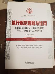 执行规范理解与适用：最新民事诉讼法与民诉法解释保全、执行条文关联解读