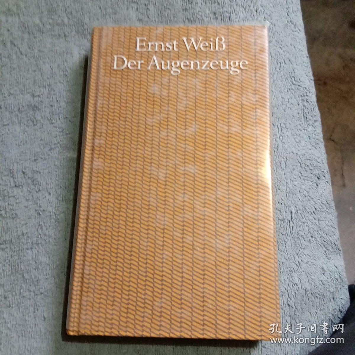 Ernst weib der augenzeuge 恩斯特钻机德语（布面精装）有详图