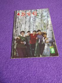 大众电影 1983年第9期 总363期（青春万岁等彩插/封面：《我们的田野》剧照）