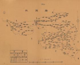 【提供资料信息服务】民国《隆德县图》（原图高清复制）民国固原隆德老地图、隆德县老地图、隆德地图、隆德县地图。全图绘制详细，全县所有村庄，乡镇均标注绘制，请看图例。隆德县地理地名历史变迁重要史料。裱框之后，风貌佳。