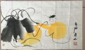 安徽画家?浩涛仿齐白石作品两幅