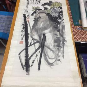 甘长霖送德生国画作品，三个印章