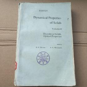 dynamical properties of solids volume 4（P1950）