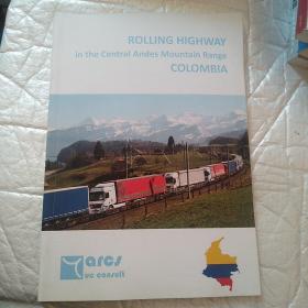 ROLLING HIGHWAY  in the Central Andes Mountain Range  COLOMBIA