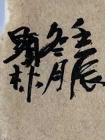 熊显林， 1955年生，毕业于四川美术学院绘画系，深造于清华大学美术学院当代绘画艺术与创新高研班，现为重庆大学艺术学院中国画系主任，教授，硕士研究生导师，重庆中国画学会理事，重庆画院艺委会委员，重庆书画院常务理事。书法小品《清风朗月》
