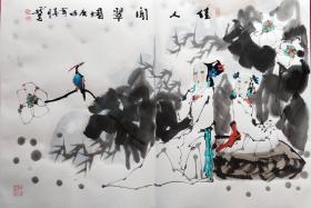 承德画院院长王树立仕女人物画