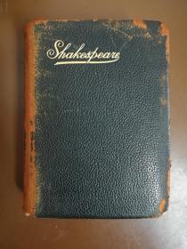 The Complete Works of William Shakespeare 莎士比亚全集(1902年英文原版书，真皮硬精装，书口三面鎏金，内页特柔纸，正文前3页整版作者黑白插图；正文70页整版黑白人物剧照插图；12幅整版彩页插图、7幅跨版彩页插图，1312页，弥足珍贵！)