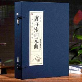 唐诗宋词元曲 线装书全四卷正版古诗词鉴赏辞典成人青少年学生初中生版国学经典阅读