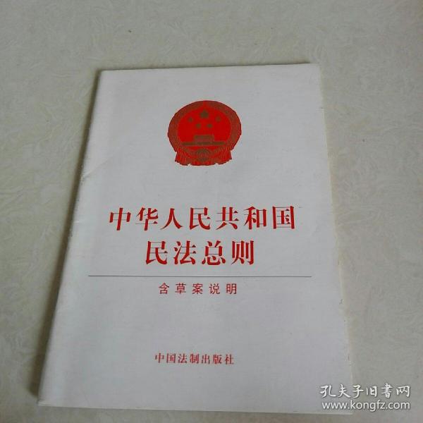 中华人民共和国民法总则（含草案说明）
