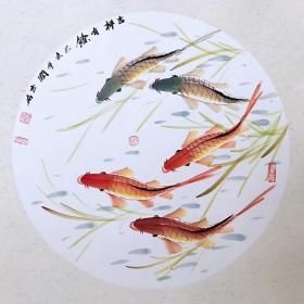 广西美协会员蒋润吉老师斗方卡纸任选三幅只需168元包邮尺寸50*50厘米