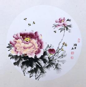 广西美协会员蒋润吉老师斗方卡纸任选三幅只需168元包邮尺寸50*50厘米