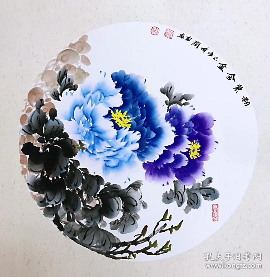 广西美协会员蒋润吉老师斗方卡纸任选三幅只需168元包邮尺寸50*50厘米