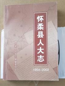 怀柔县人大志（1954-2002）