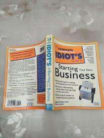 the complete idiot’Guide fo starting your own business   原版  见图