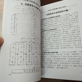 党支部工作程序图解与创新工作实例